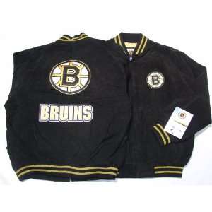  Boston Bruins NHL G III Leather Suede Jacket, X Large 