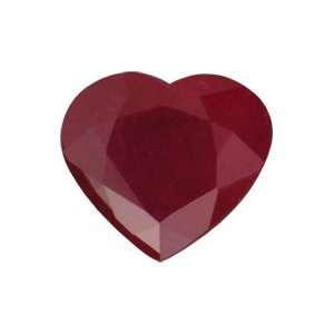   09cts Natural Genuine Loose Ruby Heart Gemstone 