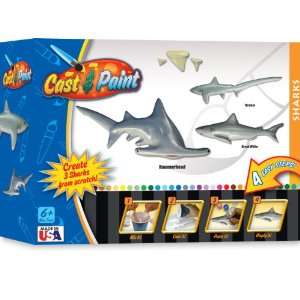   Cast and Paint Shark Casting Kit with BloPens Toys & Games