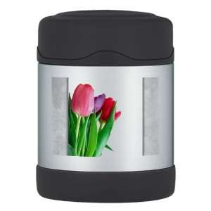  Thermos Food Jar Pink and Purple Tulips 