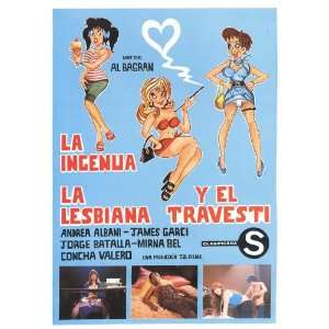  La ingenua, La Lesbiana Y El Travesti   Movie Poster   27 