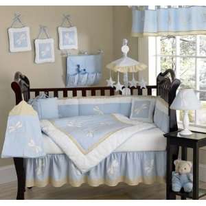  JoJo Designs 9 Piece Baby Designer Crib Bedding Set   Blue 