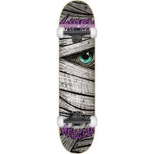  Siren Lazarus Complete Skateboard   7.75 Grey w/Black 
