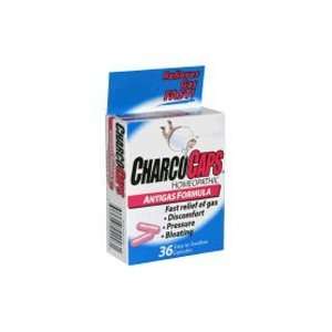  CharcoCaps Antigas Formula Capsules 36 ct Health 