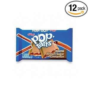 Pop Tarts Frosted Brown Sugar Cinnamon, 2 Count, 6 Pack Boxes (Pack of 