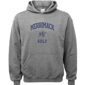   Warriors Sport Grey Youth Varsity Washed Golf Arch Hooded Sweatshirt