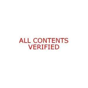  ALL CONTENTS VERIFIED Rubber Stamp for mail use self 