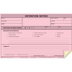    School Smart Detention Notice Forms   Pack of 100