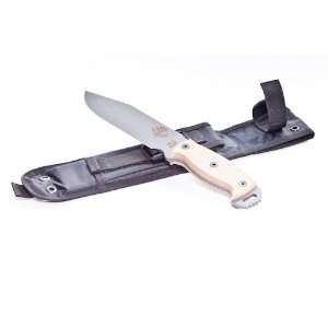  Ontario RBS 6 9444TM Fixed Blade Knife   Tan Micarta 