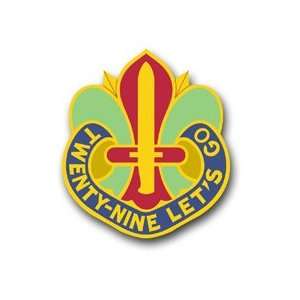  US Army 29th Infantry Division Unit Crest Patch Decal 