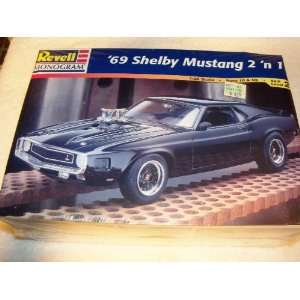   69 Shelby Mustang 2n1 1/25 Scale Plastic Model Kit Toys & Games