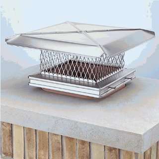  Chimney Plus 13110 Gelco 12 x 16 S.S. Gelco Chimney Cover 