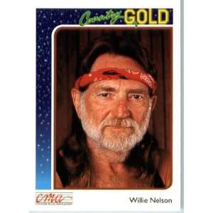  1992 Country Gold Trading Card #34 Willie Nelson In a 