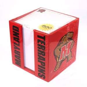  Maryland Terrapins Note Cube Holder Red
