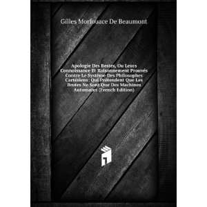   Automates (French Edition) Gilles Morfouace De Beaumont Books