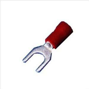 MorrisProducts 10112 Vinyl Insulated Fork Spade Terminals in Red with 
