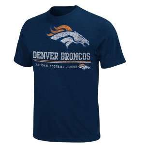  Denver Broncos Submariner T Shirt (Navy) Sports 