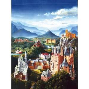  Sunsout German Castles 1000 Piece Jigsaw Puzzle Toys 