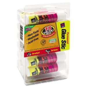   Application Permanent Glue Stics, .26 oz, Stick, 18/Pack Electronics