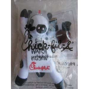  6 Chick Fil A Plush Cow Toy with placard Eat Chikin Watch 