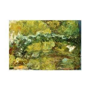 The Japanese Bridge Giclee Poster Print by Claude Monet 