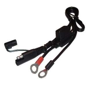 Battery Tender 081 0069 6 Ring Terminal Harness with Black Fused 2 Pin 