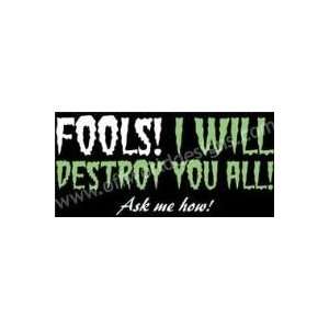  Fools/Destroy You (Medium) 