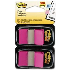  Post it Standard Tape Flags   Bright Pink, 100 Flags per 