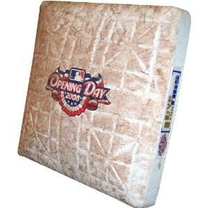 Yankees at Royals 4 08 2008 Game Used Second Base with Opening Day 