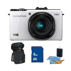 XZ 1 10MP f1.8 Lens 3 inch OLED Monitor White Digital Camera w/ 4x 