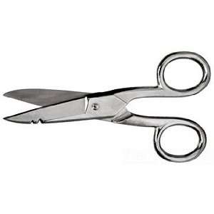 Wiss 175E5 5 Electrician Scissors with Serrations Along Entire Bottom 