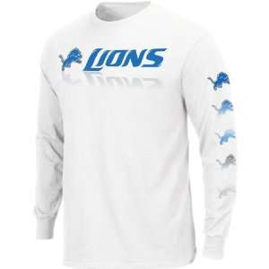  Detroit Lions Dual Threat Long Sleeve T Shirt Small 