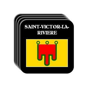 Auvergne   SAINT VICTOR LA RIVIERE Set of 4 Mini Mousepad Coasters