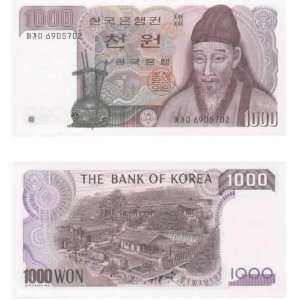  South Korea ND (1983) 1000 Won, Pick 47 