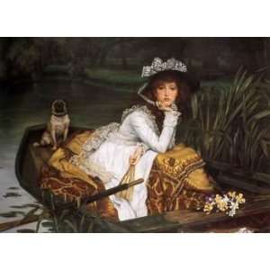  12X16 inch James Tissot Canvas Art Repro Young Lady in a 