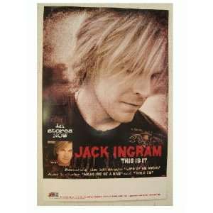  Jack Ingram Poster This Is It 