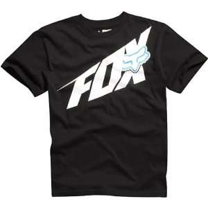 Fox Racing Superfast Youth Boys Short Sleeve Racewear Shirt   Black 