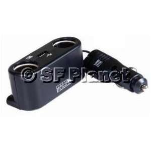  Car charger 12v Multi outlet 3 socket Adapter by Just 