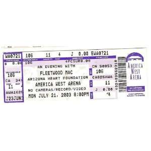  July 21st 2003 FLEETWOOD MAC full Concert ticket 