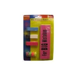 8Pc Big Mistake Eraser Set(Pack Of 48)