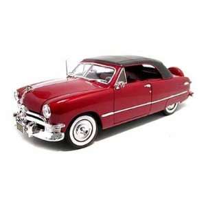  1950 Ford Convertible Top Up 1/18 Red Toys & Games