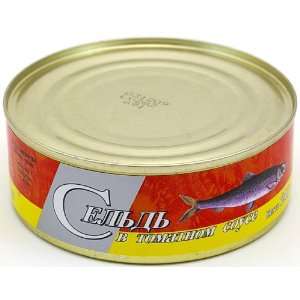 HERRING (In Tomato Sauce) LATVIA, Packaged in Metal Can, 240g 