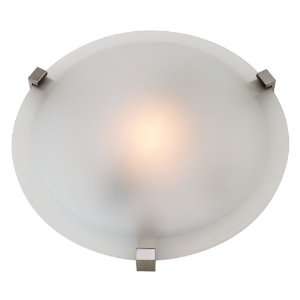 Access Lighting 50060 WH/FST Cirrus Flush Mount, White Finish with 