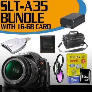  A35 16 MP Digital SLR Kit with Translucent Mirror Technology and 18 