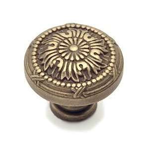  St. georges collection weathered brass knob 1 1/4 (32mm 