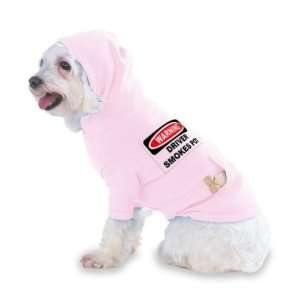 DRIVER SMOKES POT Hooded (Hoody) T Shirt with pocket for your Dog or 