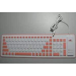   Orange Keyboard Spill Resistant Great Key Response