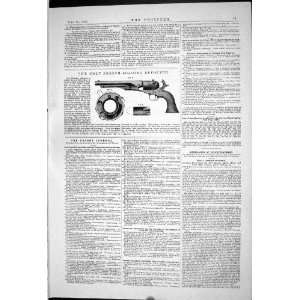 1869 COLT BREECH LOADING REVOLVER GUN DIAGRAMS ANTIQUE 