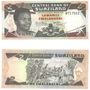    Swaziland ND (1992) 2 Emalangeni, Pick 18a 