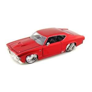  1969 Chevy Chevelle SS 1/24 Metallic Red Toys & Games